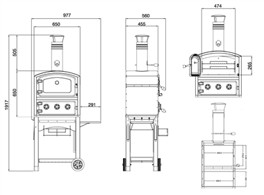 Fornetto Wood Fired Outdoor Oven and Smoker